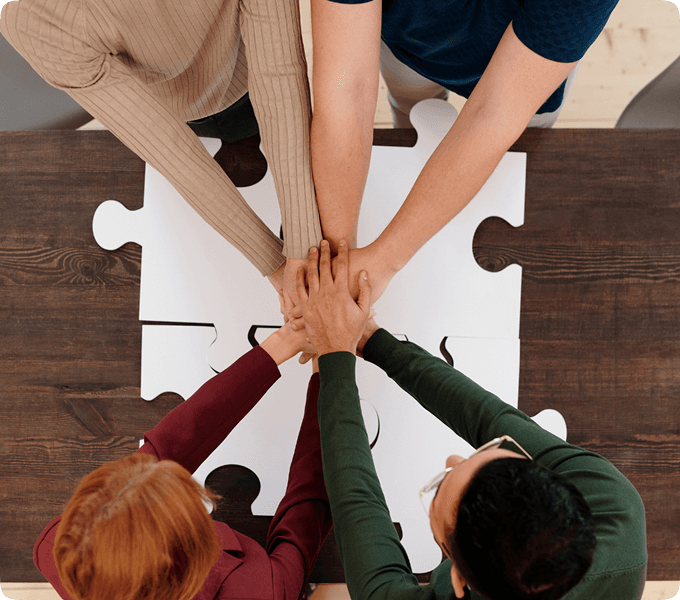 Partner hands image